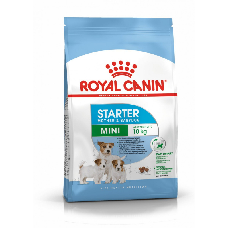 Корм сухой для щенков до 2 месяцев мелких пород, беременных и кормящих сук Royal Canin Starter Mini 1кг 32756 — купить в интернет-магазине ОНЛАЙН ТРЕЙД.РУ