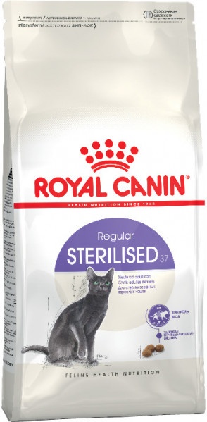 Корм для стерилизованных кошек Royal Canin Sterilised 37 4кг 61887 — купить по низкой цене в интернет-магазине ОНЛАЙН ТРЕЙД.РУ