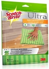 3M scotch-brite 1шт микроволоконная для пола ультра 50x60 (4607166904935)