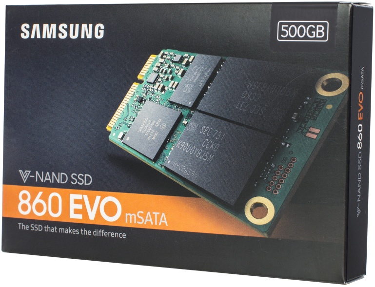 SSD диск Samsung 860 EVO mSATA 500 Гб SATA III MLC MZ-M6E500BW — купить ...