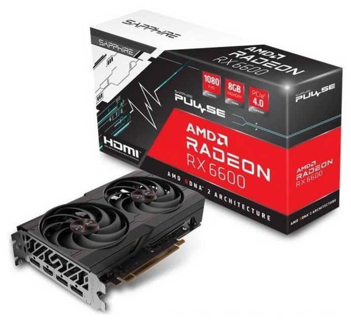 Видеокарта SAPPHIRE Radeon RX 6600 PULSE 8G 11310-01-20G — купить по низкой цене в интернет-магазине ОНЛАЙН ТРЕЙД.РУ