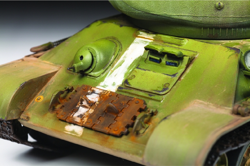 sbornaya model zvezda 3687pn sovetskiy tank t 34 85 podarochnyy nabor 970214 5