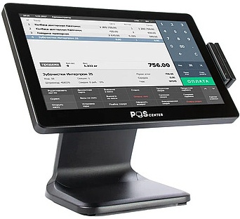 Сенсорный моноблок POSCenter POS90NS (15.6, PCAP, J3455, RAM 4Gb, SSD 128Gb, MSR) без ОС — купить в интернет-магазине ОНЛАЙН ТРЕЙД.РУ