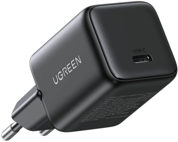 Сетевое зарядное устройство UGREEN X513 30Вт, USB-C, быстрая зарядка GaN, черный(65007) UGREEN 65007 - купить по выгодной цене в интернет-магазине ОНЛАЙН ТРЕЙД.РУ Великий Новгород