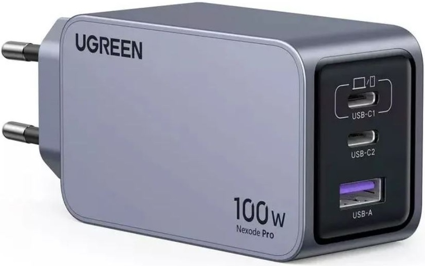 Сетевое зарядное устройство UGREEN X757 Nexode Pro 100 Вт, с кабелем, серый(25874) UGREEN 25874 - купить по выгодной цене в интернет-магазине ОНЛАЙН ТРЕЙД.РУ Санкт-Петербург