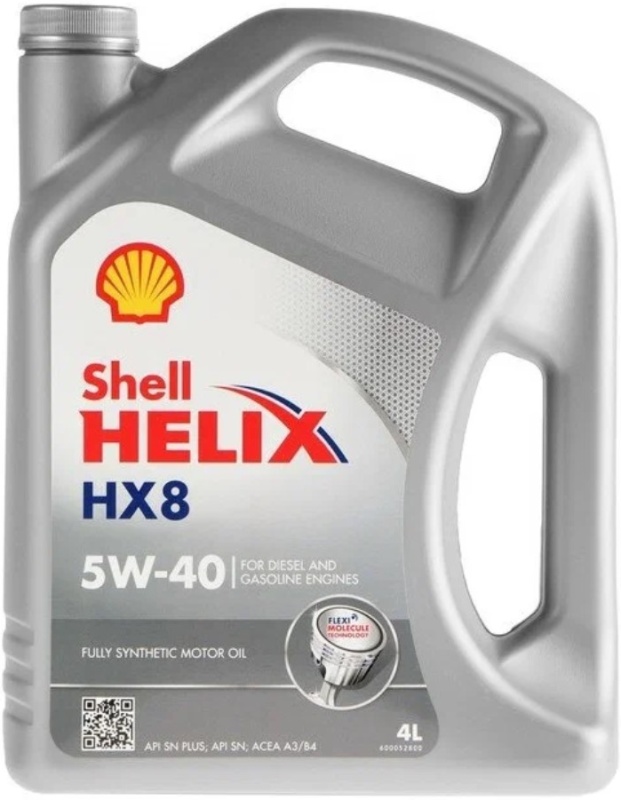 Моторное масло SHELL Helix HX8 Synthetic 5W-40 синтетическое 4 л — купить в интернет-магазине ОНЛАЙН ТРЕЙД.РУ