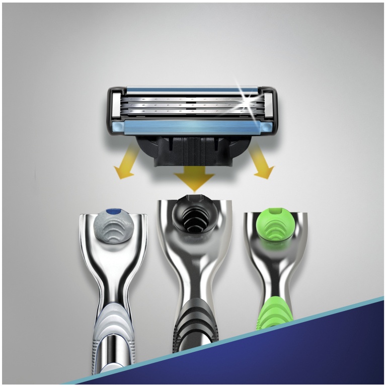 Gillette mach3 сменные кассеты для бритья 2шт