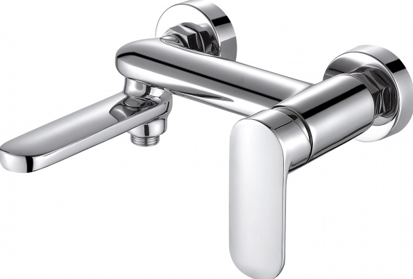 Bravat F6125183CP-01-RUS Смеситель для ванны короткий излив — купить в Алматы