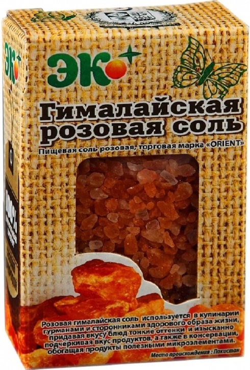 Соль Эко Плюс Розовая гималайская, пищевая, помол крупный, 360 г — купить в интернет-магазине ОНЛАЙН ТРЕЙД.РУ