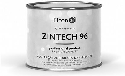 Состав для холодного цинкования Elcon Zintech 96, 1 кг, серый 00-00004043 Elcon — купить по низкой цене в интернет-магазине ОНЛАЙН ТРЕЙД.РУ