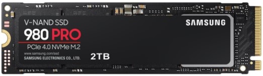 SSD диск SAMSUNG M.2 2280 980 PRO 2.0 Тб PCIe Gen 4.0 x4 NVMe V-NAND 3bit MLC (MZ-V8P2T0BW) - купить в интернет-магазине ОНЛАЙН ТРЕЙД.РУ