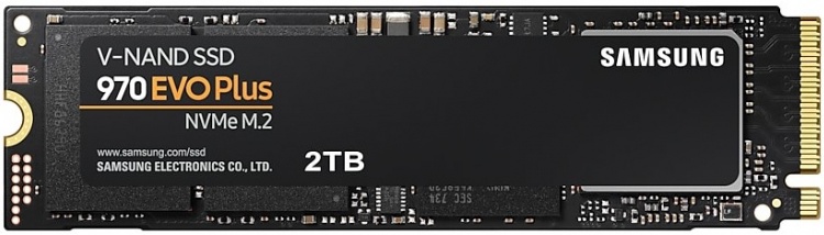 SSD диск SAMSUNG M.2 970 EVO Plus 2.0 Tb PCIe Gen 3.0 x4 V-NAND 3bit MLC (MZ-V7S2T0BW) — купить в интернет-магазине ОНЛАЙН ТРЕЙД.РУ