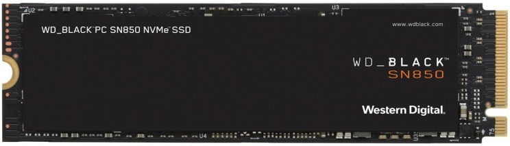 SSD диск Western Digital Black SN850 M.2 2280 1.0 Tb PCIe Gen4x4 NVMe 3D NAND TLC (WDS100T1X0E) — купить в интернет-магазине ОНЛАЙН ТРЕЙД.РУ