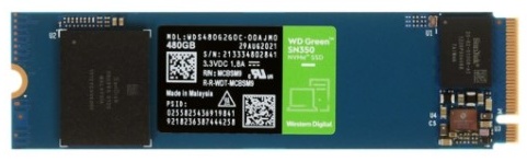 SSD диск Western Digital Green SN350 M.2 2280 480 Gb PCIe Gen3 x4 NVMe TLC (WDS480G2G0C)- купить по выгодной цене в интернет-магазине ОНЛАЙН ТРЕЙД.РУ Орёл