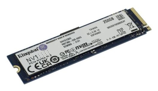 SSD диск SSD Kingston M.2 2280 NV2 250 Гб PCI-E 4.0 x4 NVMe SNV2S/250G- низкая цена, доставка или самовывоз в Перми. SSD диск SSD Кингстон M.2 2280 NV2 250 Гб PCI-E 4.0 x4 NVMe SNV2S/250G купить в интернет-магазине ОНЛАЙН ТРЕЙД.РУ.