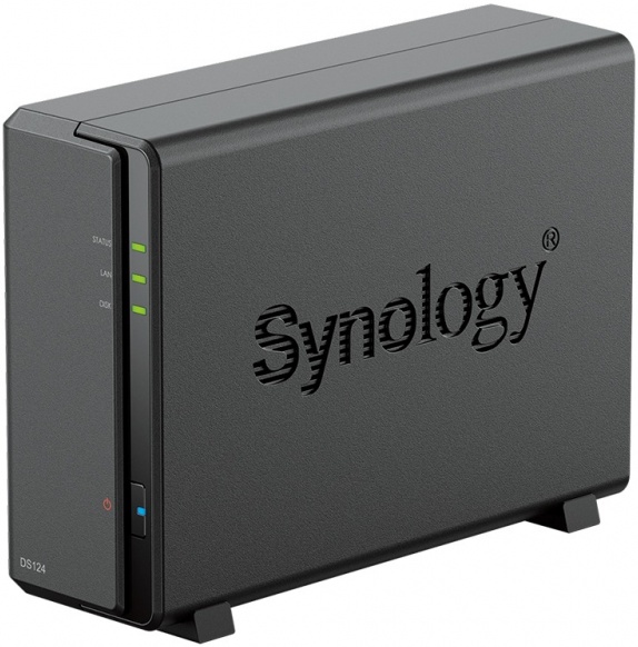 Сетевой накопитель Synology DS124 без HDD- купить по выгодной цене в интернет-магазине ОНЛАЙН ТРЕЙД.РУ Санкт-Петербург