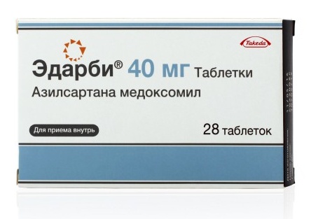 Лекарственное средство Эдарби таб. 40мг №28 (TAKEDA) 4607143561243 — купить по низкой цене в интернет-магазине ОНЛАЙН ТРЕЙД.РУ