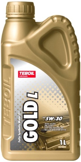 Моторное масло TEBOIL Gold L 5W-30 синтетическое 1 л 3453933 - купить по выгодной цене в интернет-магазине ОНЛАЙН ТРЕЙД.РУ Волгоград