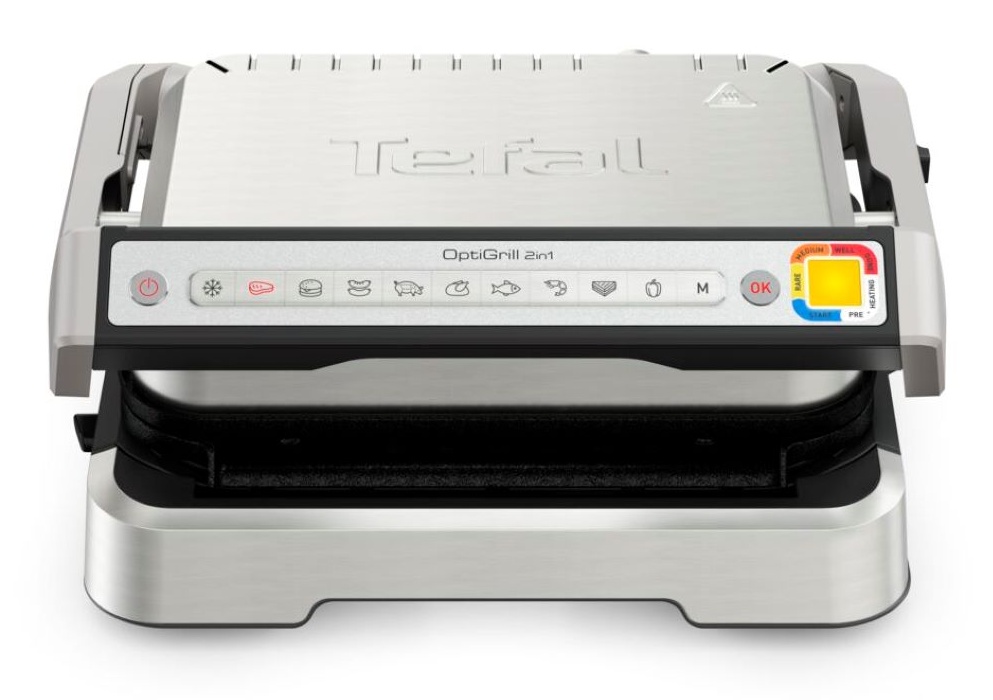 Умный электрогриль Tefal GC772D30 OptiGrill 2in1 Inox — купить в интернет-магазине ОНЛАЙН ТРЕЙД.РУ