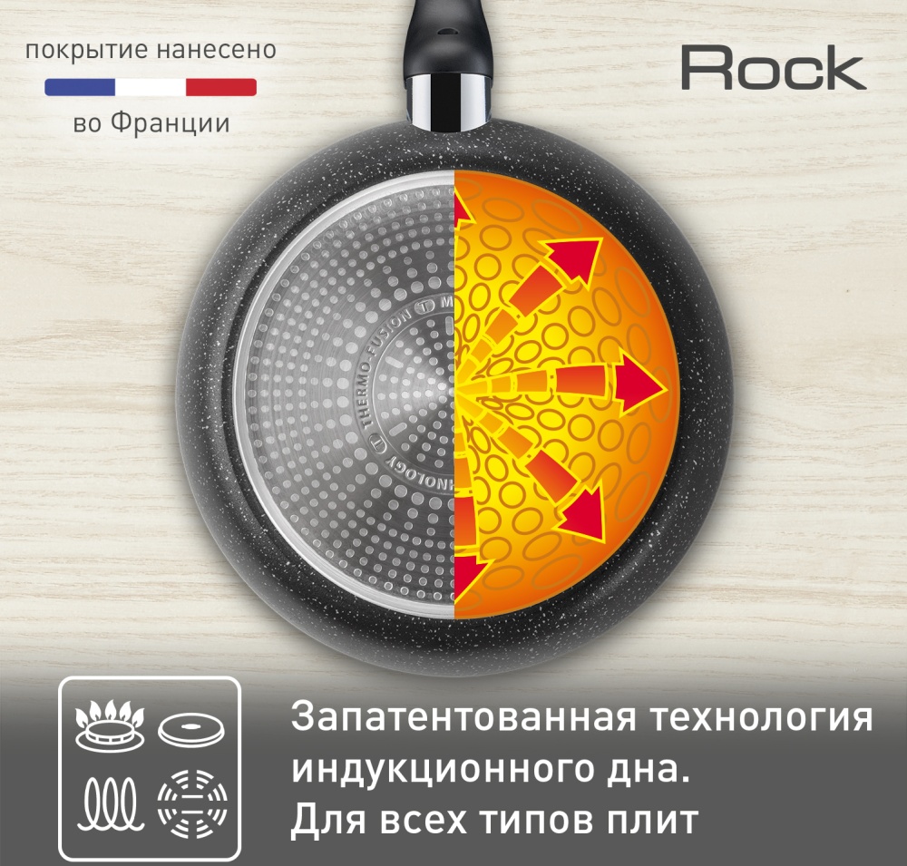 Сковорода tefal rock