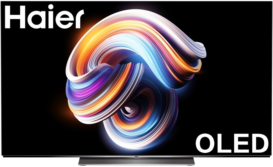 Телевизор Haier H65S9UG PRO, OLED, 4K Ultra HD, серебристый DH1VWGD01RU - низкая цена, доставка или самовывоз по Твери. Телевизор Хайер H65S9UG PRO, OLED, 4K Ultra HD, серебристый купить в интернет магазине ОНЛАЙН ТРЕЙД.РУ.