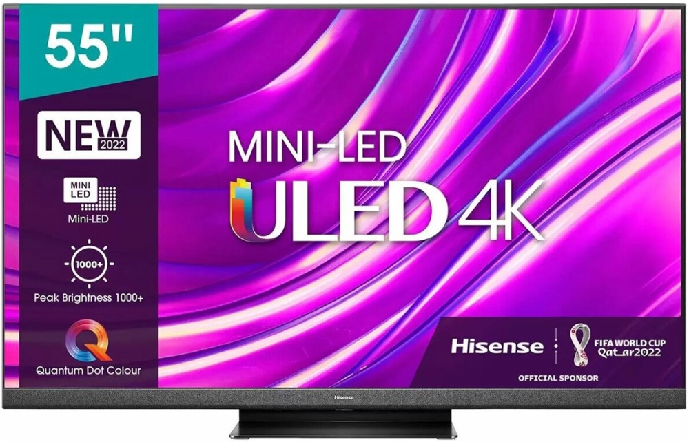 Телевизор Hisense 55U8HQ, 4K Ultra HD, титановый- купить по выгодной цене в интернет-магазине ОНЛАЙН ТРЕЙД.РУ Тольятти