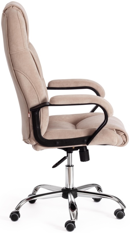 Купить Кресло TETCHAIR BERGAMO хром (22) флок , бежевый, 7 id19371 в ...