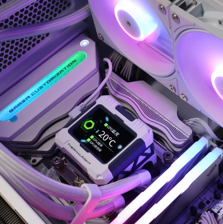 PC用ファン・クーラー Thermalright FROZEN WARFRAME 360 WHITE СВО для процессора Thermalright Frozen Warframe 360 WHITE ARGB (F