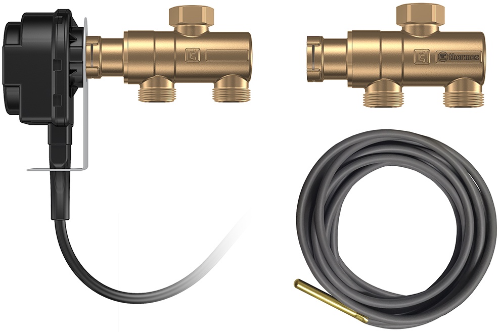 Подключение трехходового клапана к котлу термекс Комплект трехходового клапана THERMEX dLine S с электроприводом (комплект) ЭдЭБ0