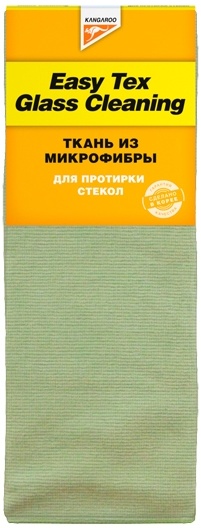 Ткань для протирки стекол KANGAROO Easy Tex Glass cleaning 471347 — купить по низкой цене в интернет-магазине ОНЛАЙН ТРЕЙД.РУ