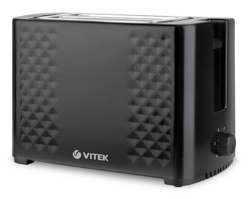 Тостер Vitek VT-1586 черный VT-1586 800Вт - купить по выгодной цене в интернет-магазине ОНЛАЙН ТРЕЙД.РУ Тольятти