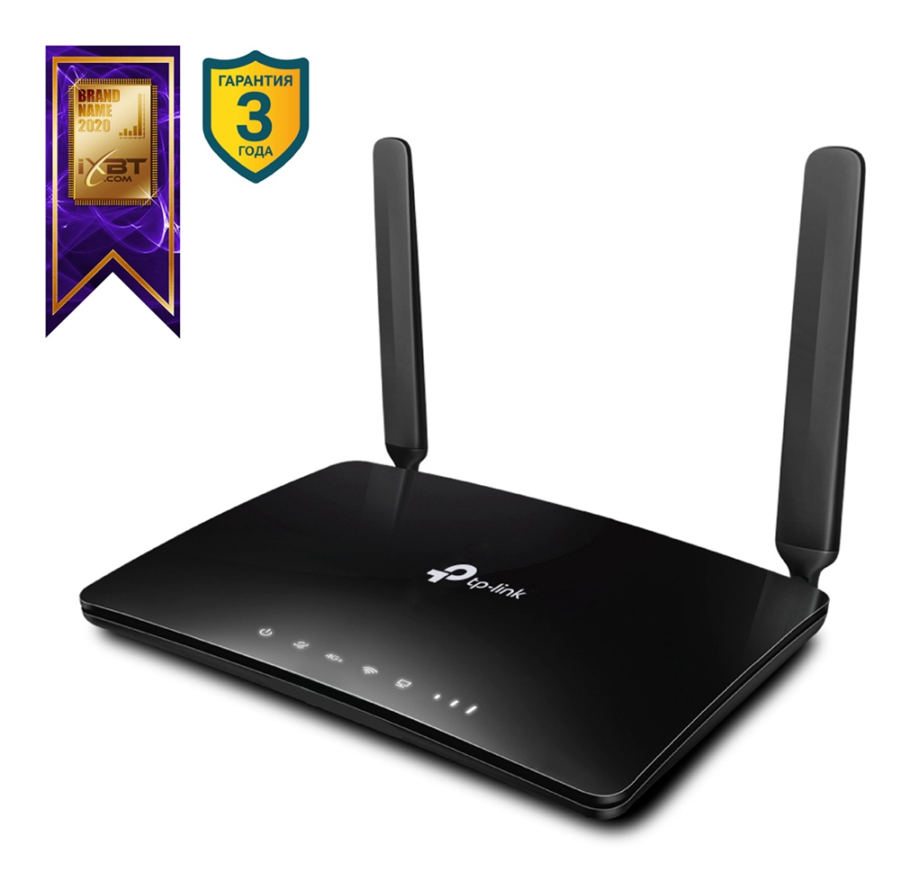 Wi-Fi роутер TP-Link Archer MR600 AC1200 4G/4G+ черный — купить в интернет-магазине ОНЛАЙН ТРЕЙД.РУ