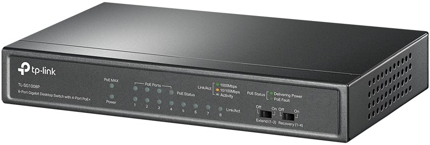Коммутатор TP-LINK TL-SG1008P — купить в интернет-магазине ОНЛАЙН ТРЕЙД.РУ