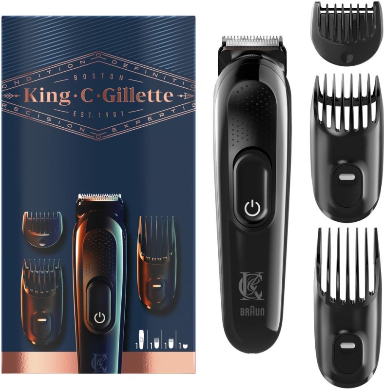 Триммер Braun King C. Gillette beard trimmer kit 7702018545247 - купить по выгодной цене в интернет-магазине ОНЛАЙН ТРЕЙД.РУ Санкт-Петербург