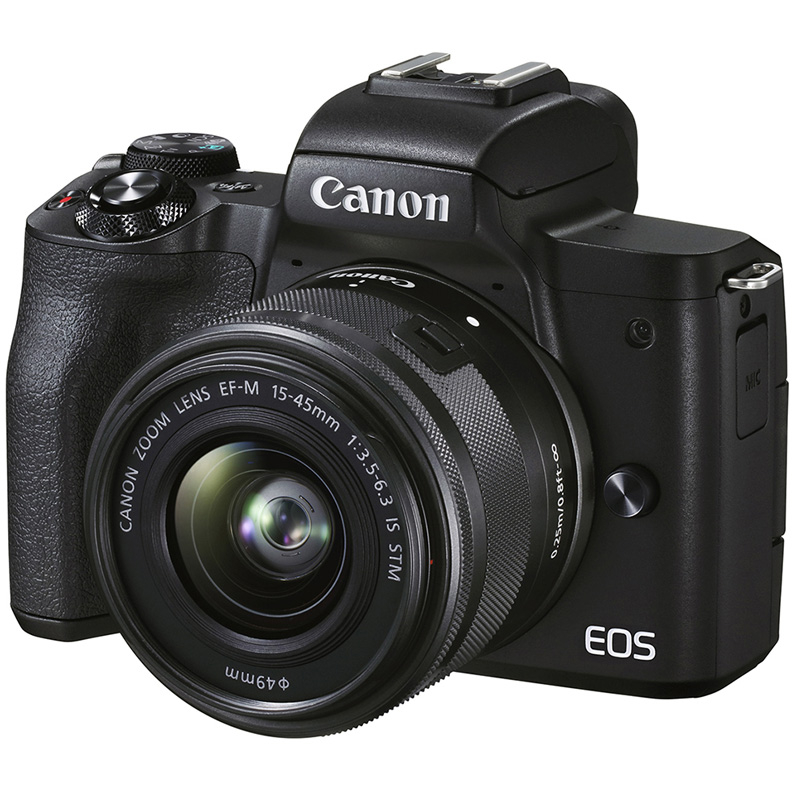 Купить Цифровой фотоаппарат Canon EOS M50 Mark II Kit 15-45 IS STM Black  4728C007 в интернет-магазине ОНЛАЙН ТРЕЙД.РУ
