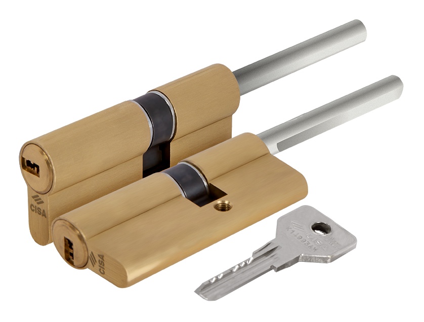 Цилиндровый механизм со штоком CISA ASIX OE307-12.00 (70 мм/35+10+25Ш), Латунь TD-23911 — купить по низкой цене в интернет-магазине ОНЛАЙН ТРЕЙД.РУ