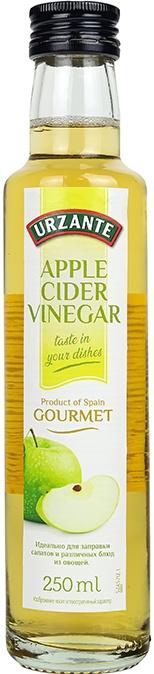Яблочный уксус URZANTE Apple cider vinegar 0,25 л 8423243016270 — купить по низкой цене в интернет-магазине ОНЛАЙН ТРЕЙД.РУ