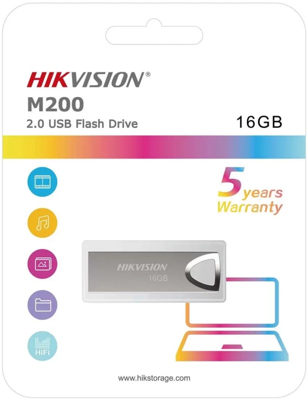 USB флешка 16Gb Hikvision M200 USB 2.0 HS-USB-M200/16G — купить в интернет-магазине ОНЛАЙН ТРЕЙД.РУ