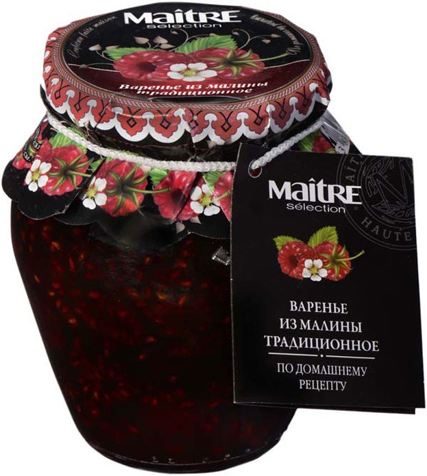 Maitre selection варенье из малины 375г (5319991488540)