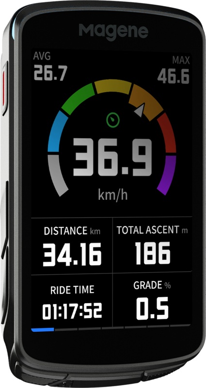 Велокомпьютер GPS Magene C706, черный MAGBT706 — купить по низкой цене в интернет-магазине ОНЛАЙН ТРЕЙД.РУ