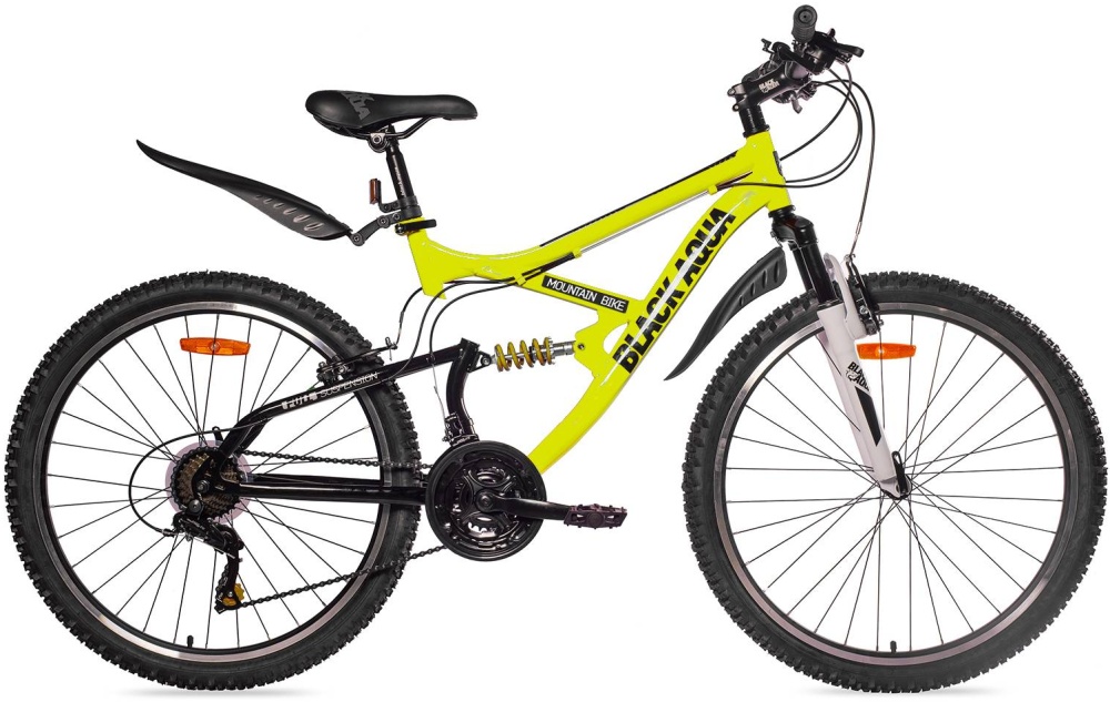 Горный велосипед Black Aqua 26 Mount 1681 V matt (лимонный-черный) 2000999779640 — купить в интернет-магазине ОНЛАЙН ТРЕЙД.РУ