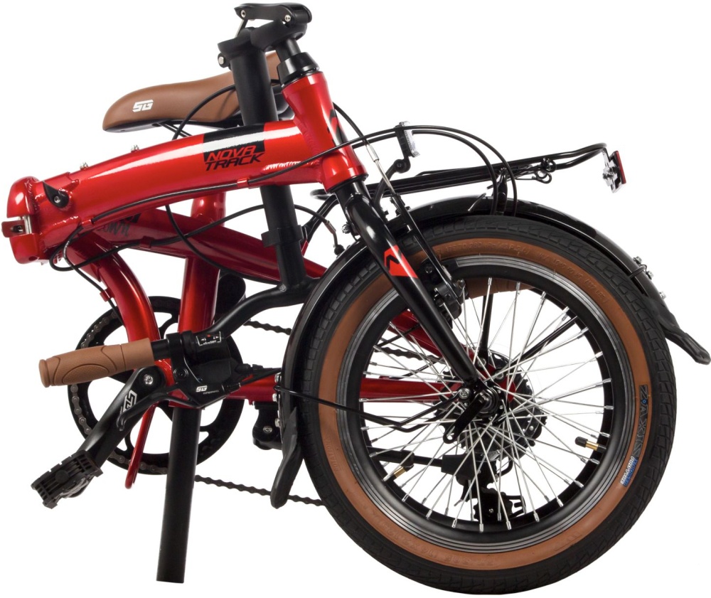 Складной велосипед NovatracK 16 Town alloy 7 V, Красный 16AFV.TOWN.RD4 ...