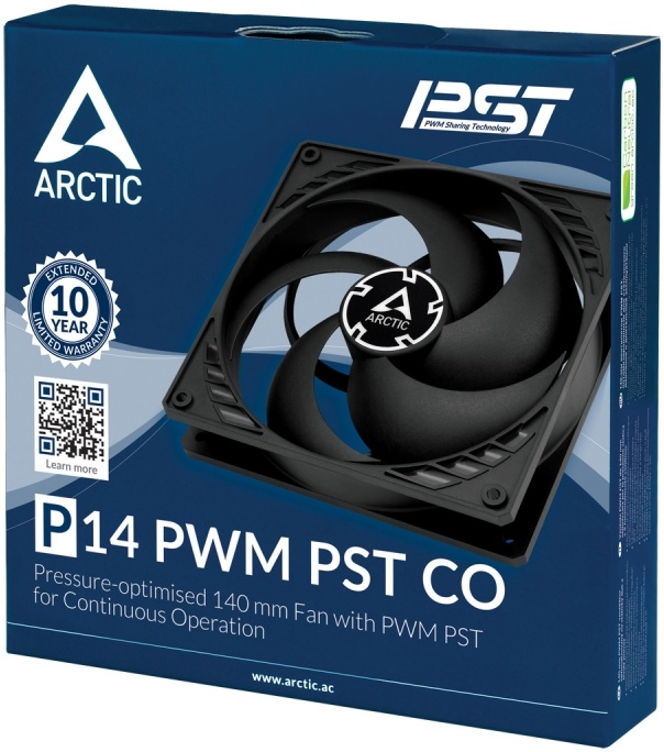 Вентилятор для корпуса ARCTIC P14 PWM PST CO (black/black) ACFAN00126A ...
