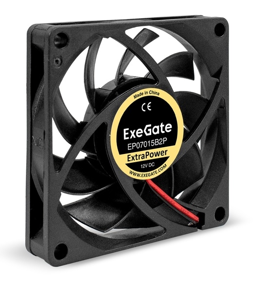 Вентилятор для корпуса ExeGate ExtraPower EP07015B2 12В DC 70x70x15мм EX295232RUS — купить по низкой цене в интернет-магазине ОНЛАЙН ТРЕЙД.РУ