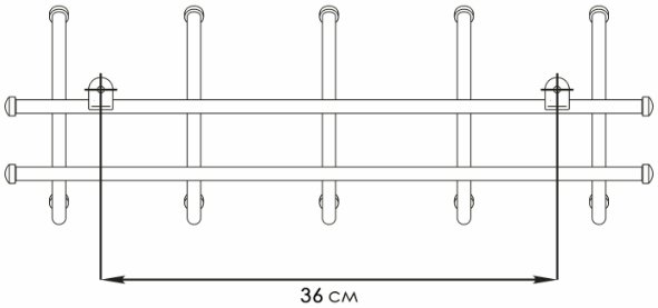 Вешалка настенная норма