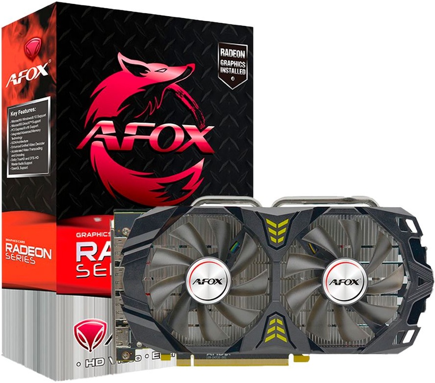 Видеокарта AFOX Radeon RX 570 DUAL FAN 8G AFRX570-8192D5H7-V4 — купить ...