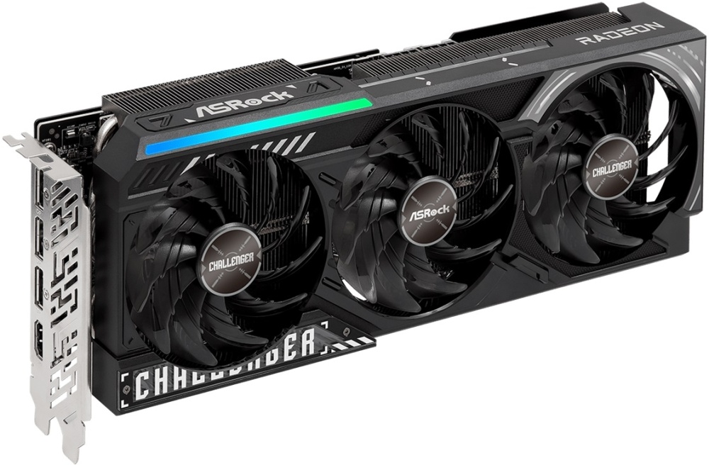Видеокарта ASROCK Radeon RX 9070 XT CHALLENGER 16G RX9070XT CL 16G — купить по низкой цене в интернет-магазине ОНЛАЙН ТРЕЙД.РУ