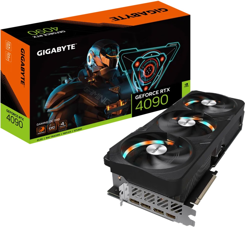 Видеокарта Gigabyte GeForce RTX 4090 GV-N4090GAMING OC-24GD