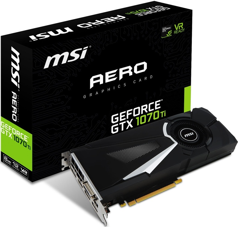 Видеокарта MSI GeForce GTX 1070 Ti AERO 8G — купить в интернет-магазине ...