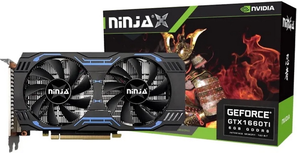 Видеокарта SINOTEX GeForce GTX 1660 Ti NINJA 6G NK166TI66F — купить по низкой цене в интернет-магазине ОНЛАЙН ТРЕЙД.РУ